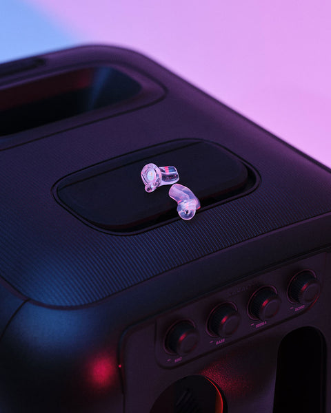 ACOUFUN Live Pack Crazy Pink - Protections Auditives Musique Réutilisables Pour Concerts Et Festivals
